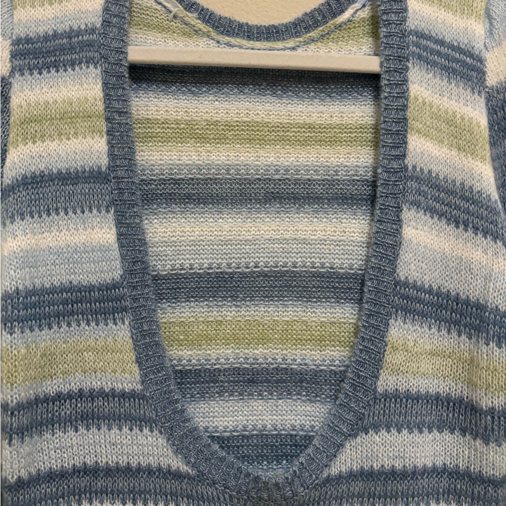 Backless Knit Mini Dress Long Sleeve , Sweater Dress, Summer Beach Wear☀️⛅️ - Picture 4 of 5